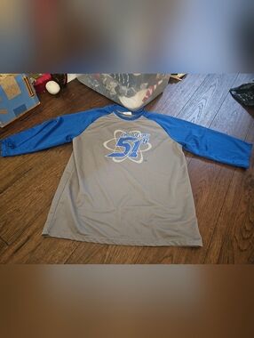 Las Vegas 51s MiLB Minor League Baseball Dry Wick 3/4 Sleeve Shirt Men's XL Used
